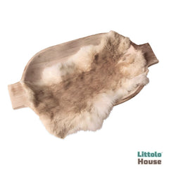 Rabbit Fur Layer | Brown White