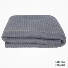 Waffle Premium Bean Bag Layer  | Grey