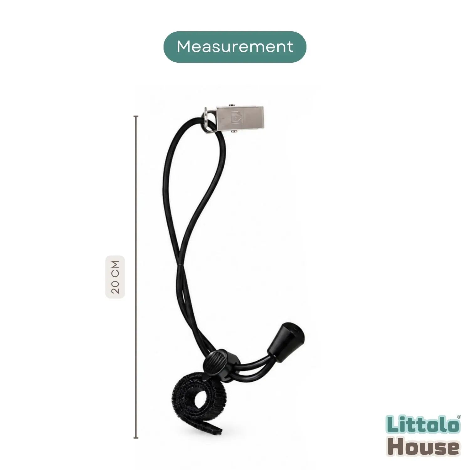 Adjustable Backdrop Tension Clips Set of 6 | Studio Setups | Black