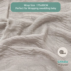 Chiffon Raw Edge Draping Wrap | Nude Beige