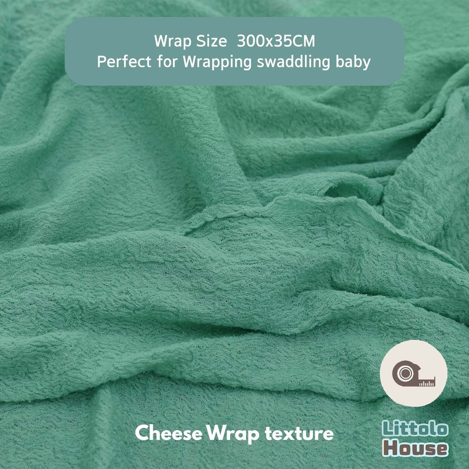 Cheese Wrap Double Length W038 | Emerald Green