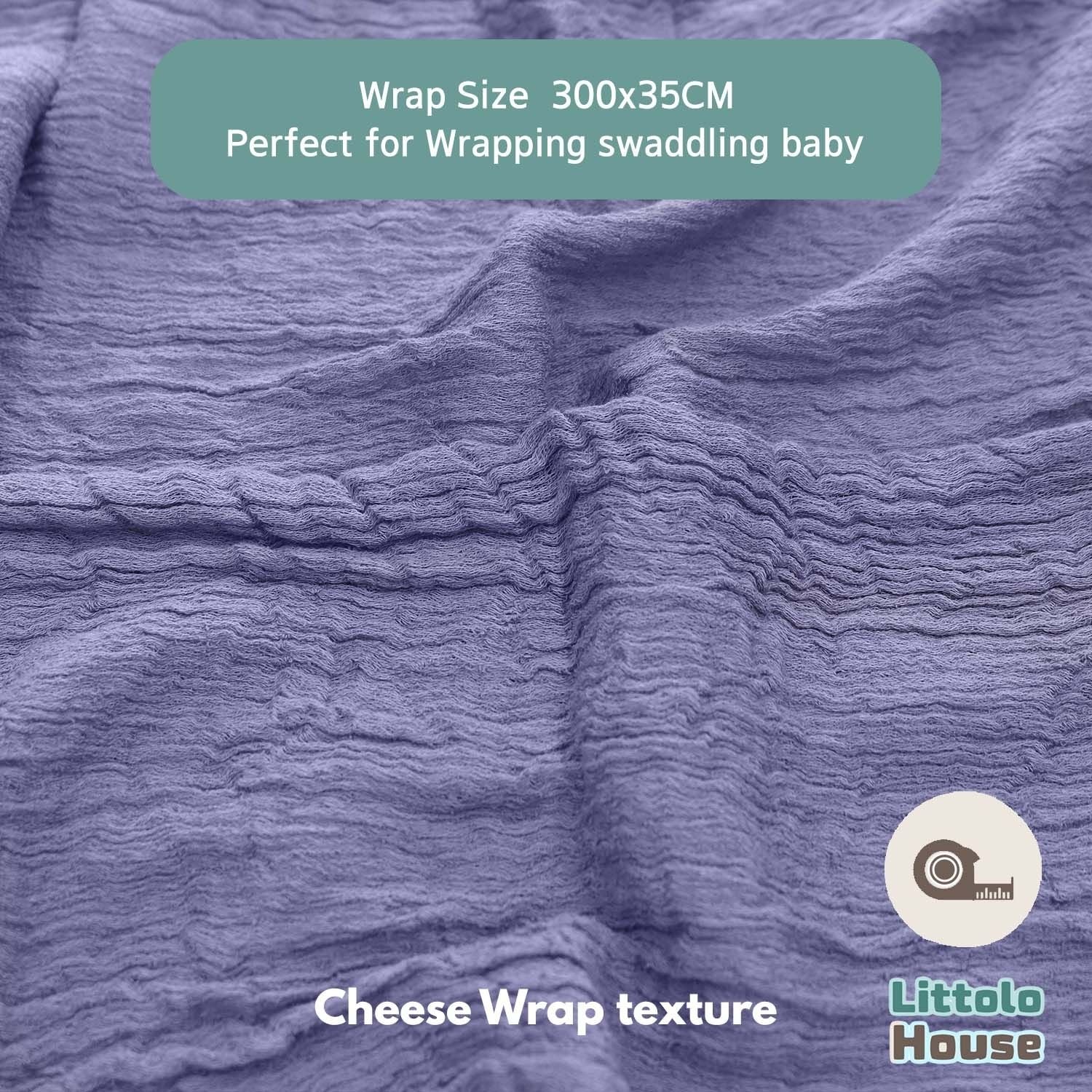 Cheese Wrap Double Length W038 | Blue Iris