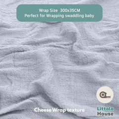 Cheese Wrap Double Length W038 | Light Iris