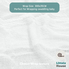 Cheese Wrap Double Length W038 | Milky White