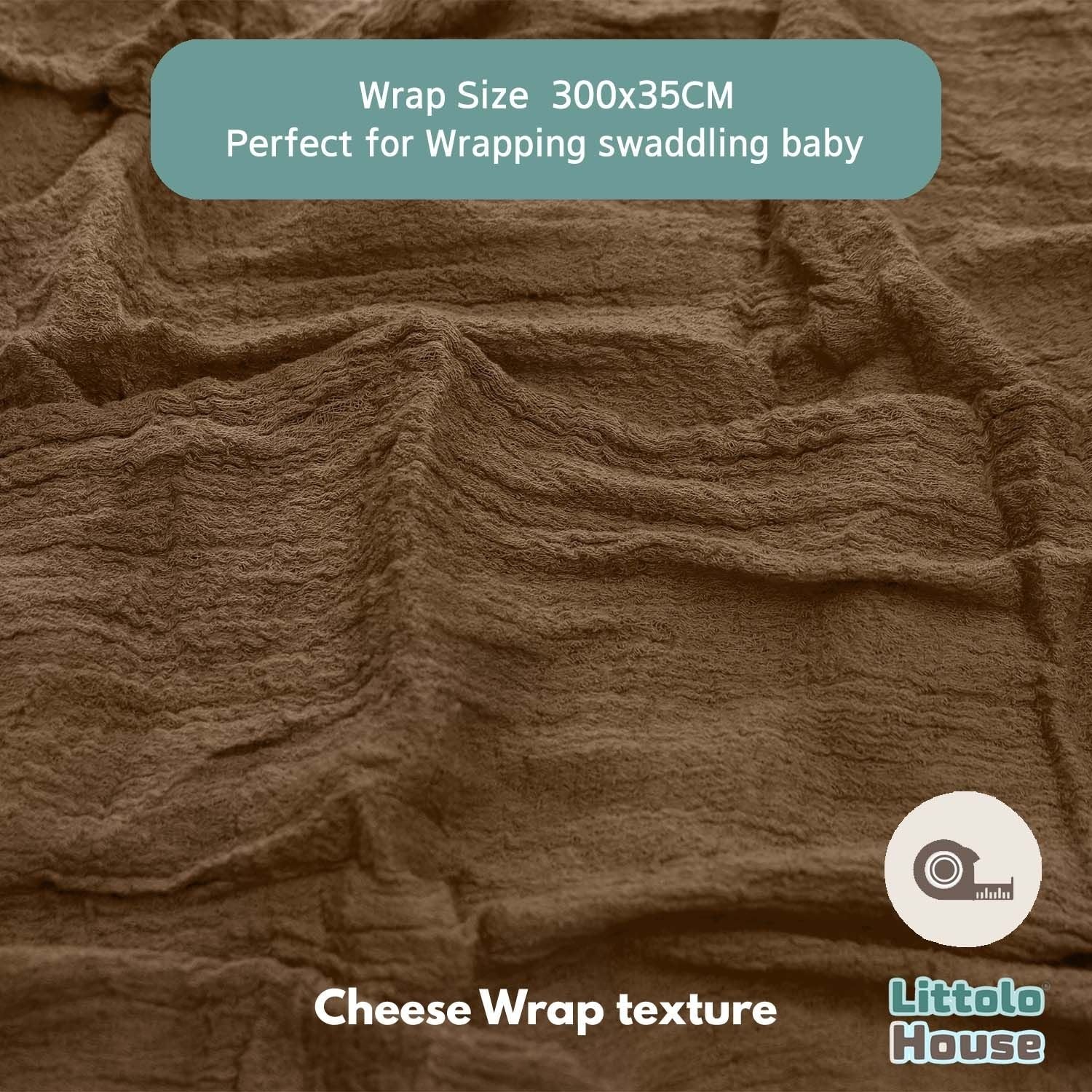 Cheese Wrap Double Length W038 | Peanut