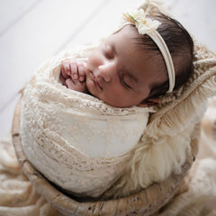Lace Wrap W022 | Wrap | Cream