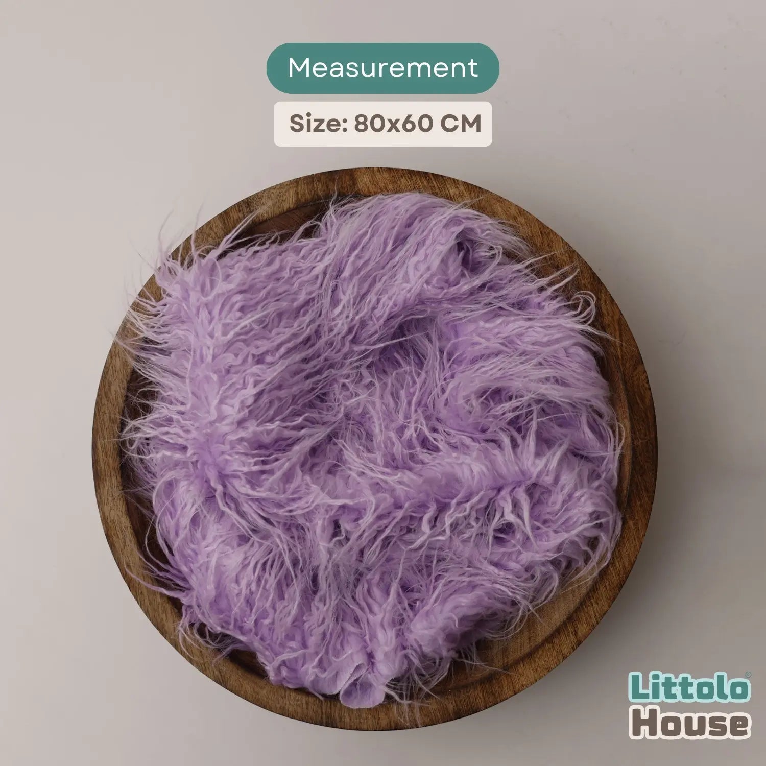 Faux Fur Fabric Layer L055 | Lavender