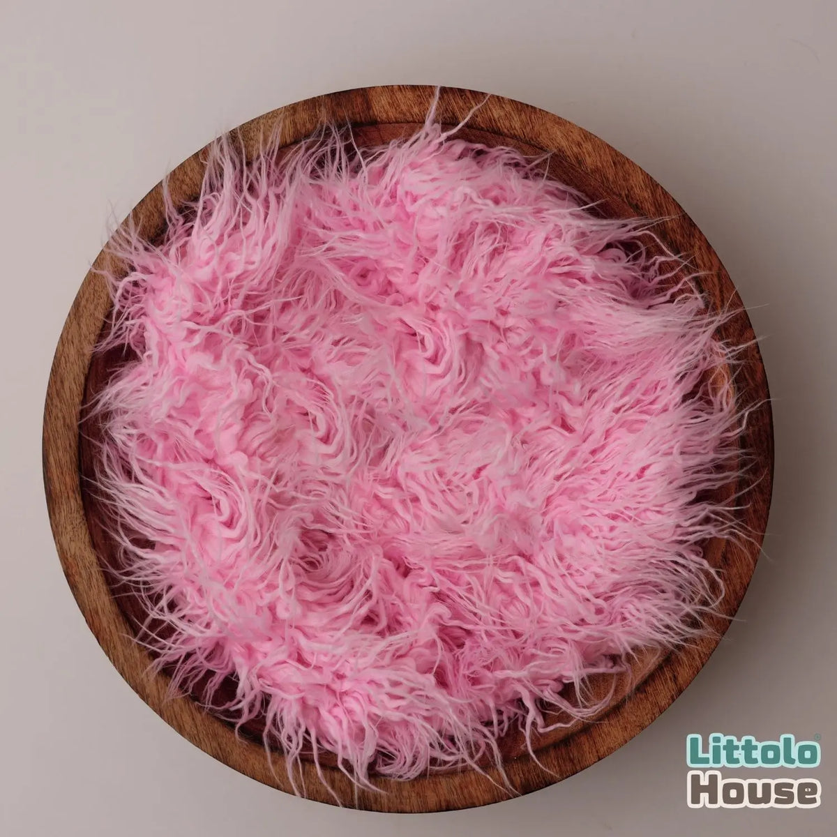 Faux Fur Fabric Layer L055 | Baby Pink
