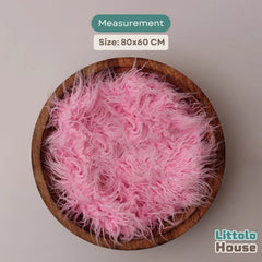 Faux Fur Fabric Layer L055 | Baby Pink