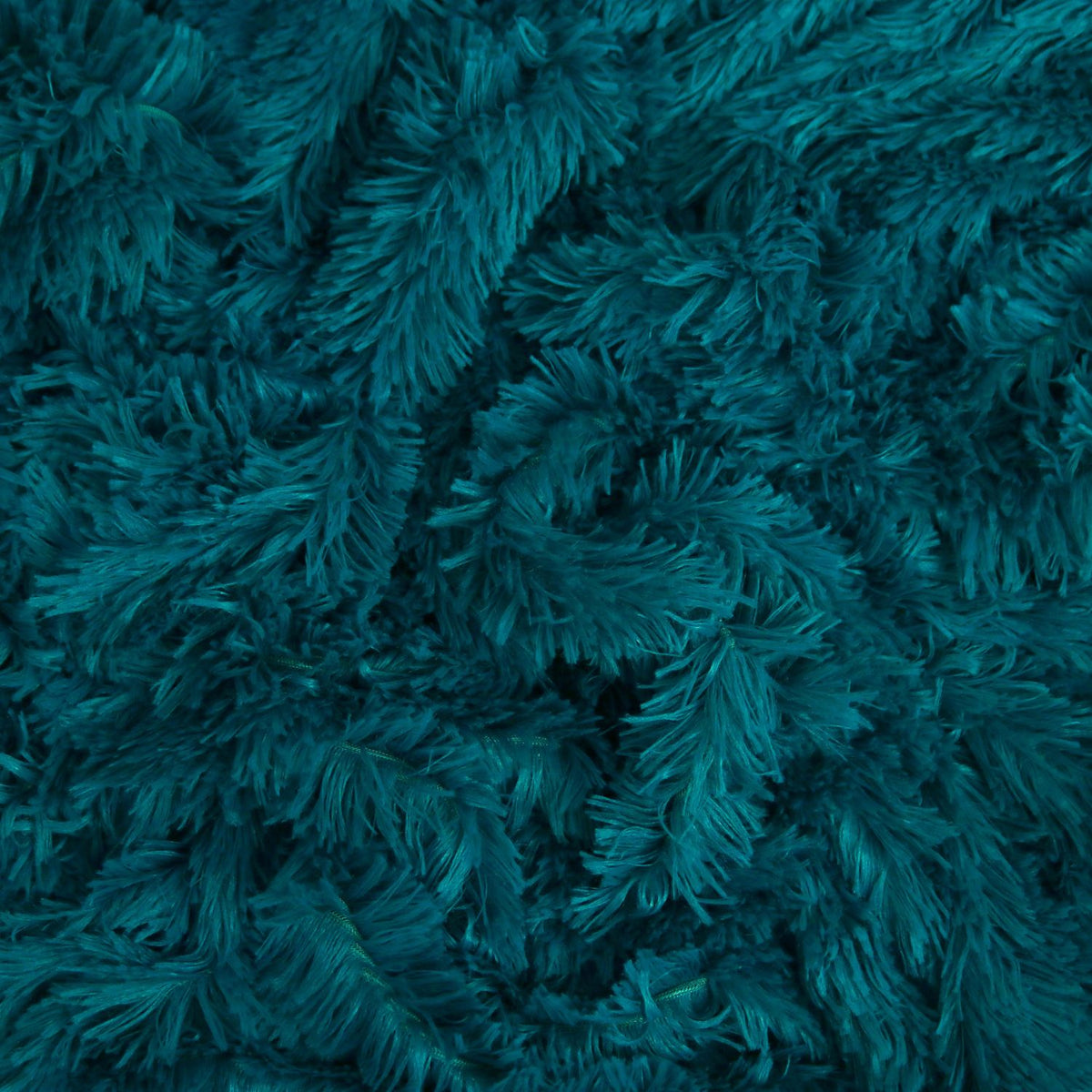 Artificial Fur Fabric FB029 | Peacock Blue