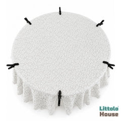 Ethereal Floral Lace Blanket | Lace Layer L056 | White