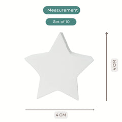 Stars Set | Wooden Decorative | White