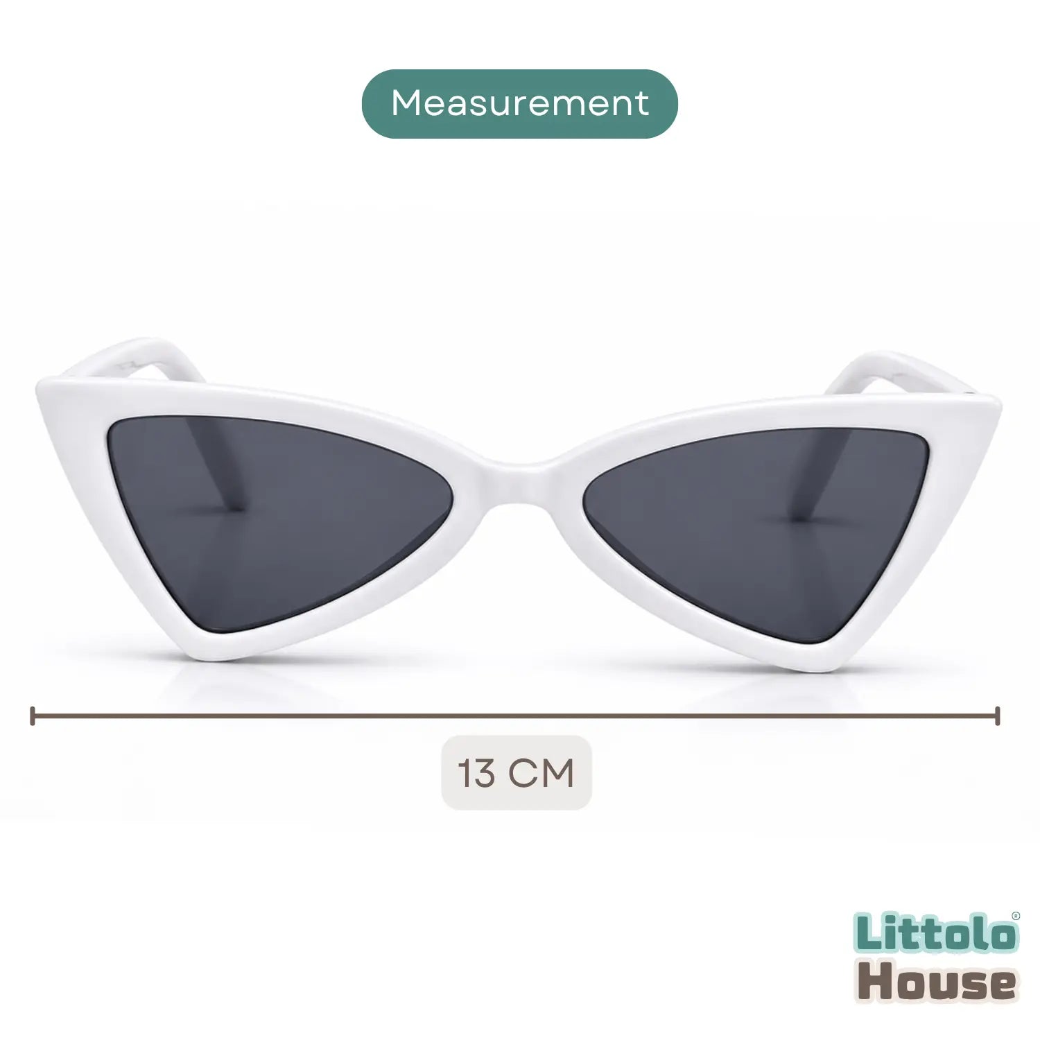 Baby Tiny Trendsetter Sunglasses A051 | 1Y | White