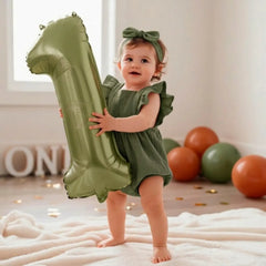 Baby Girl Stylish Frill Romper Outfit O212 | Moss