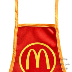 Baby Macdonalds Apron | Large A029 | 3M | Orange