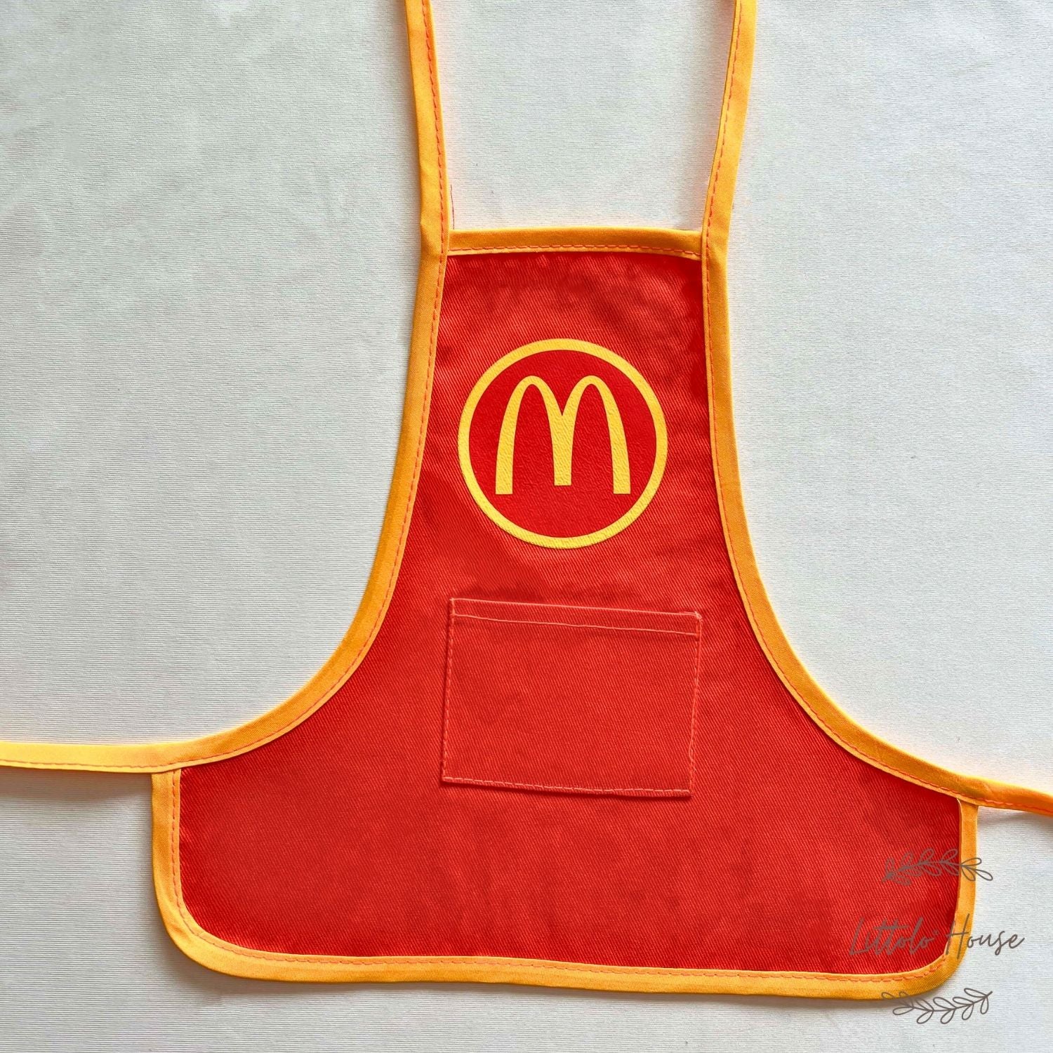 Baby Macdonalds Apron | Medium A029 | NB | Orange