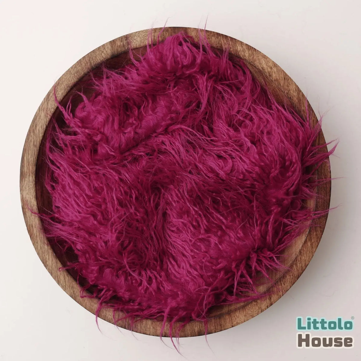 Faux Fur Fabric Layer L055 | Hot Pink