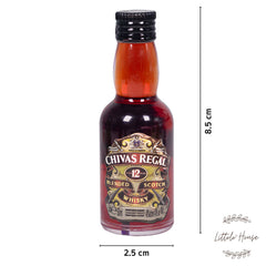 Mini Drink Bottle Miniature D075 | Pack of 1 | Chivas Regal Brown