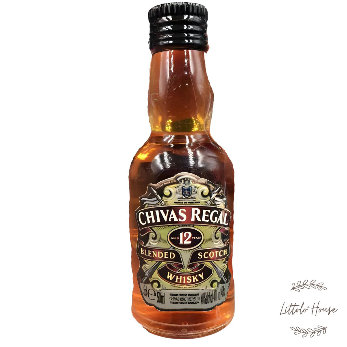 Mini Drink Bottle Miniature D072 | Pack of 1 | Chivas Regal Yellow