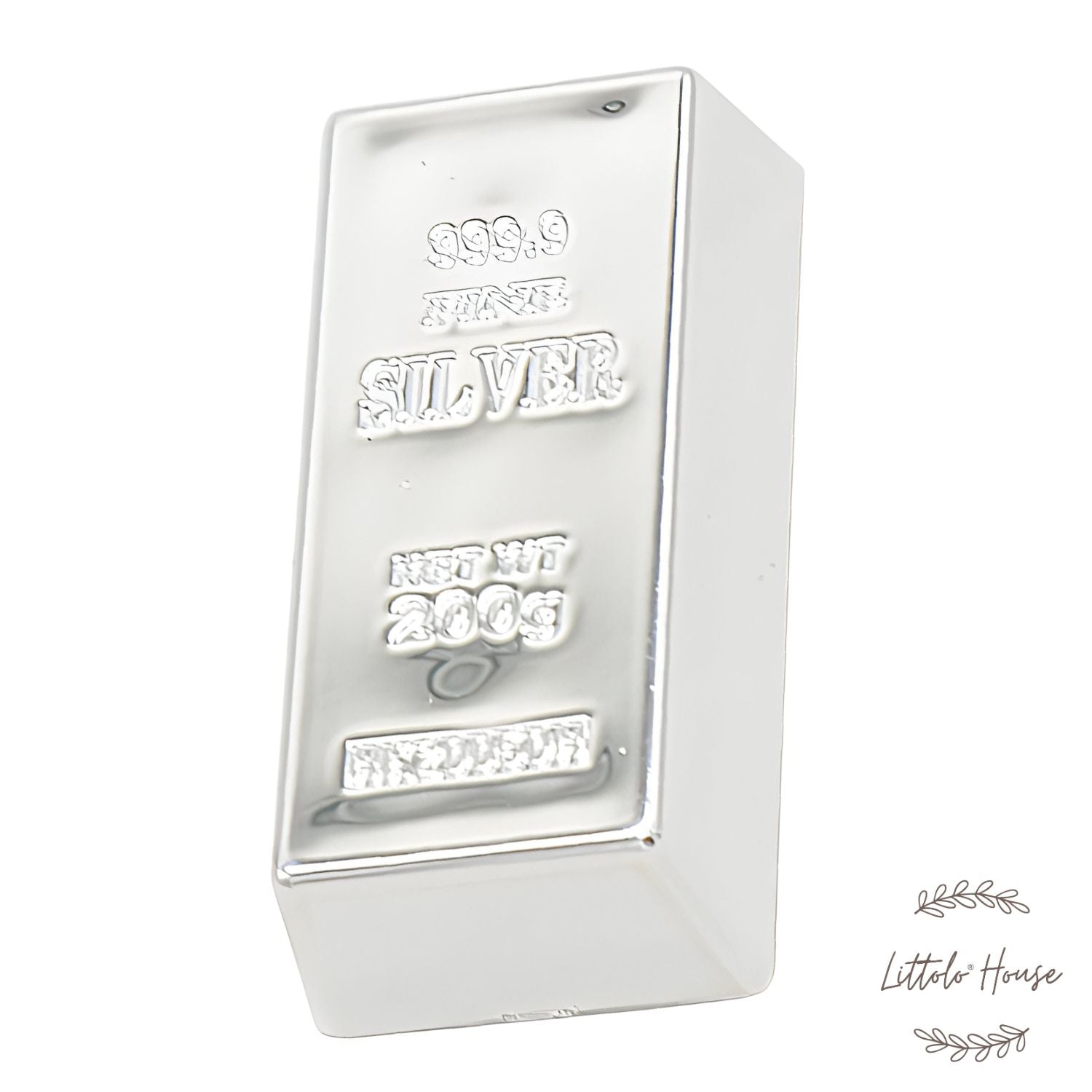 Fake Mini Silver Bar D063 | Pack of 1 | Silver