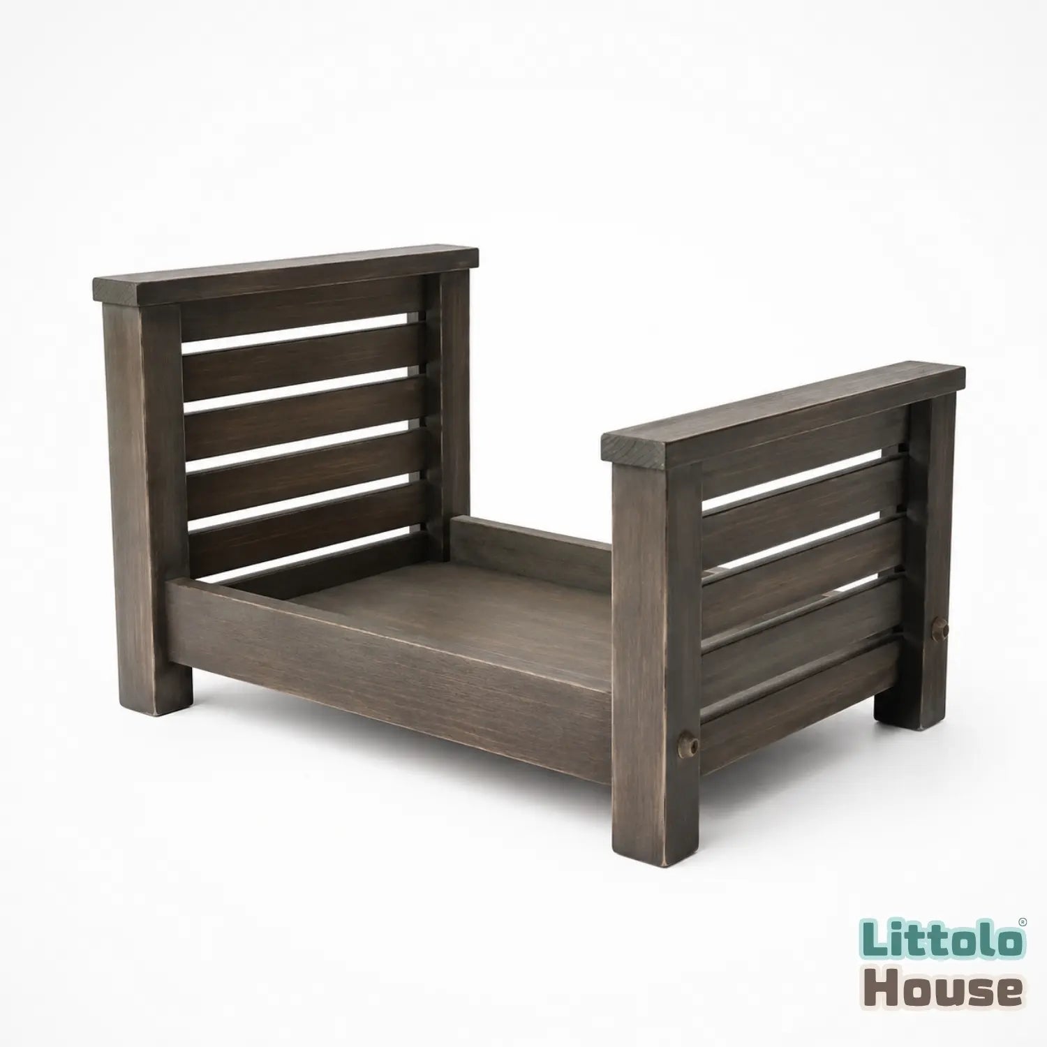 Modern Rustic Farmhouse Style Bed | Wooden Decorative | Rustic