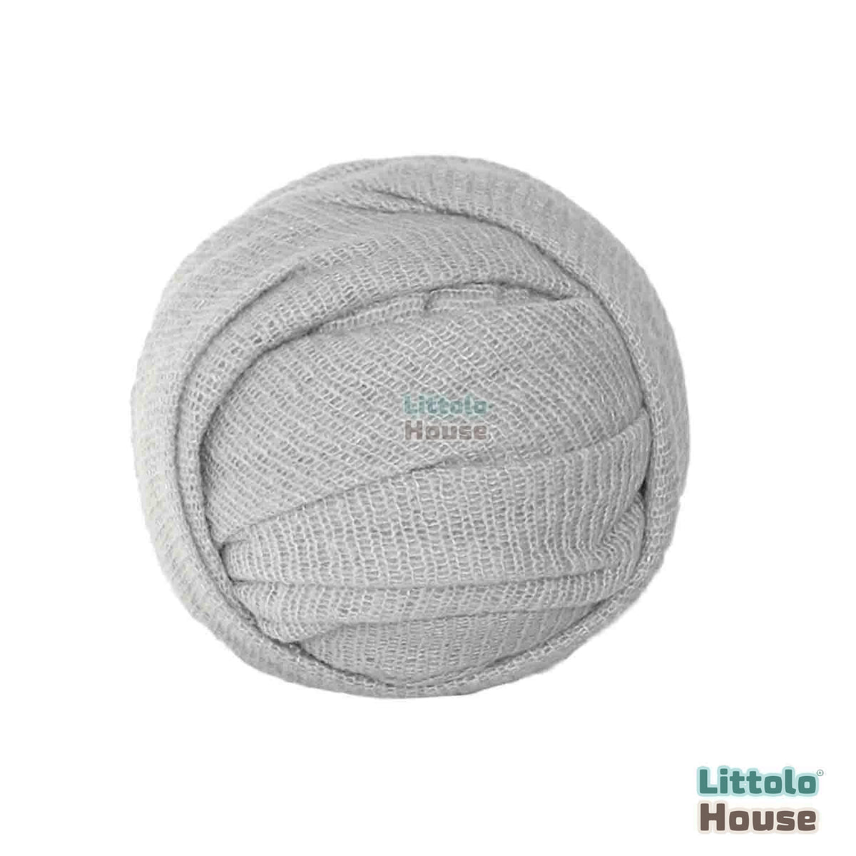 Mohair Wool Knit Wrap | Grey