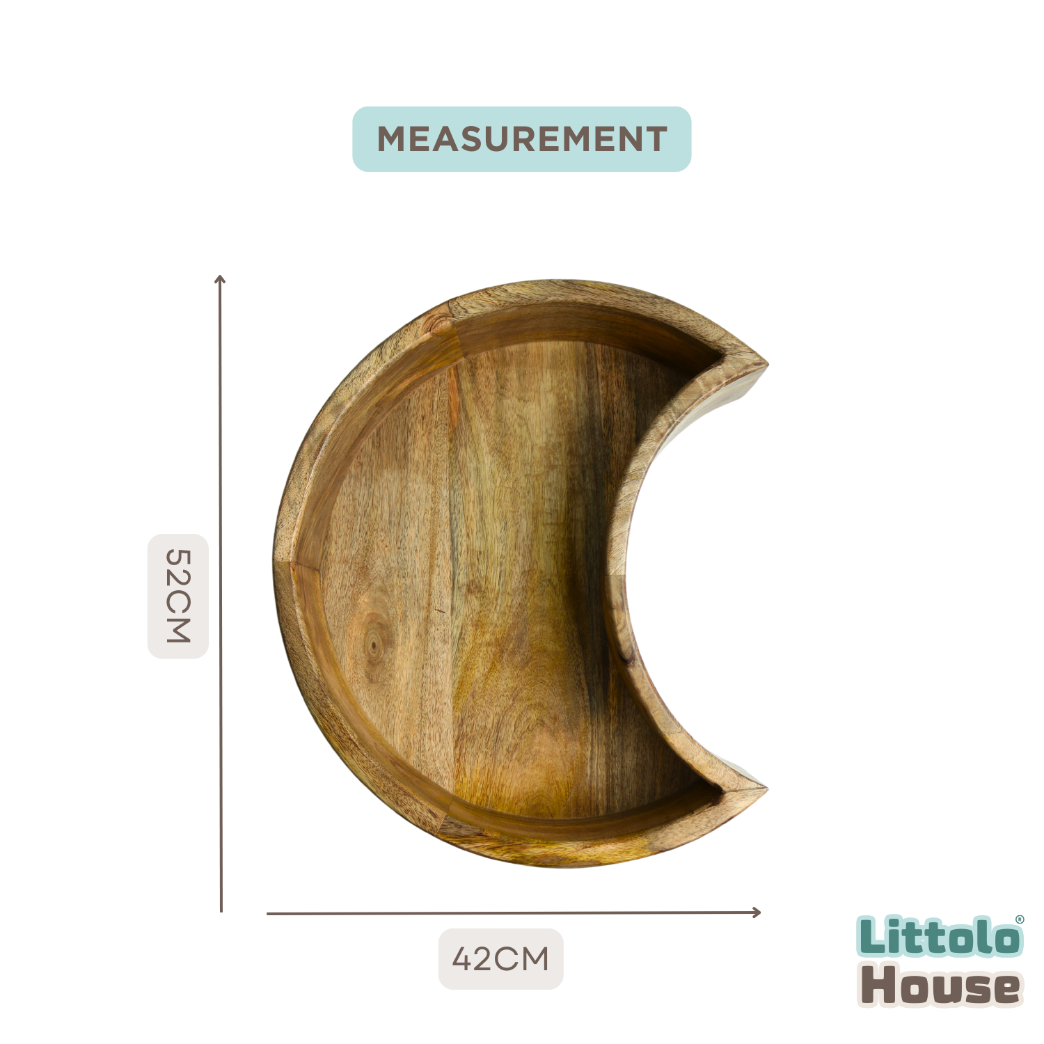 Moon Bowl | Wooden Tableware | Natural Wood