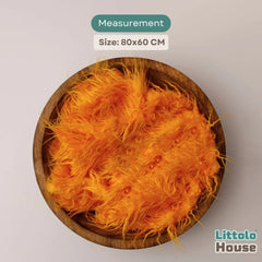 Faux Fur Fabric Layer L055 | Mustard Yellow