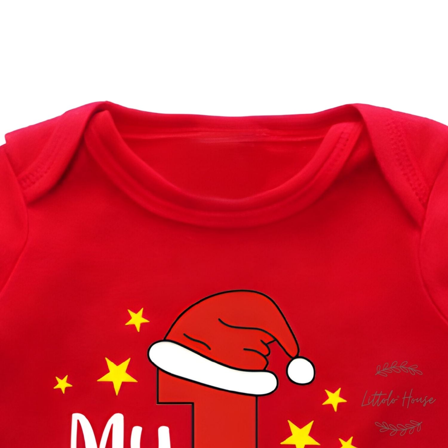 Baby My First Christmas Romper O107 | 3M | Red