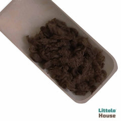 Natural Fluffy Wool Stuffer Layer L027 | 100GM | Chocolate Brown Shades