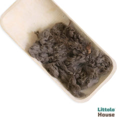 Natural Fluffy Wool Stuffer Layer L027 | 100GM | Light Brown Grey Shades