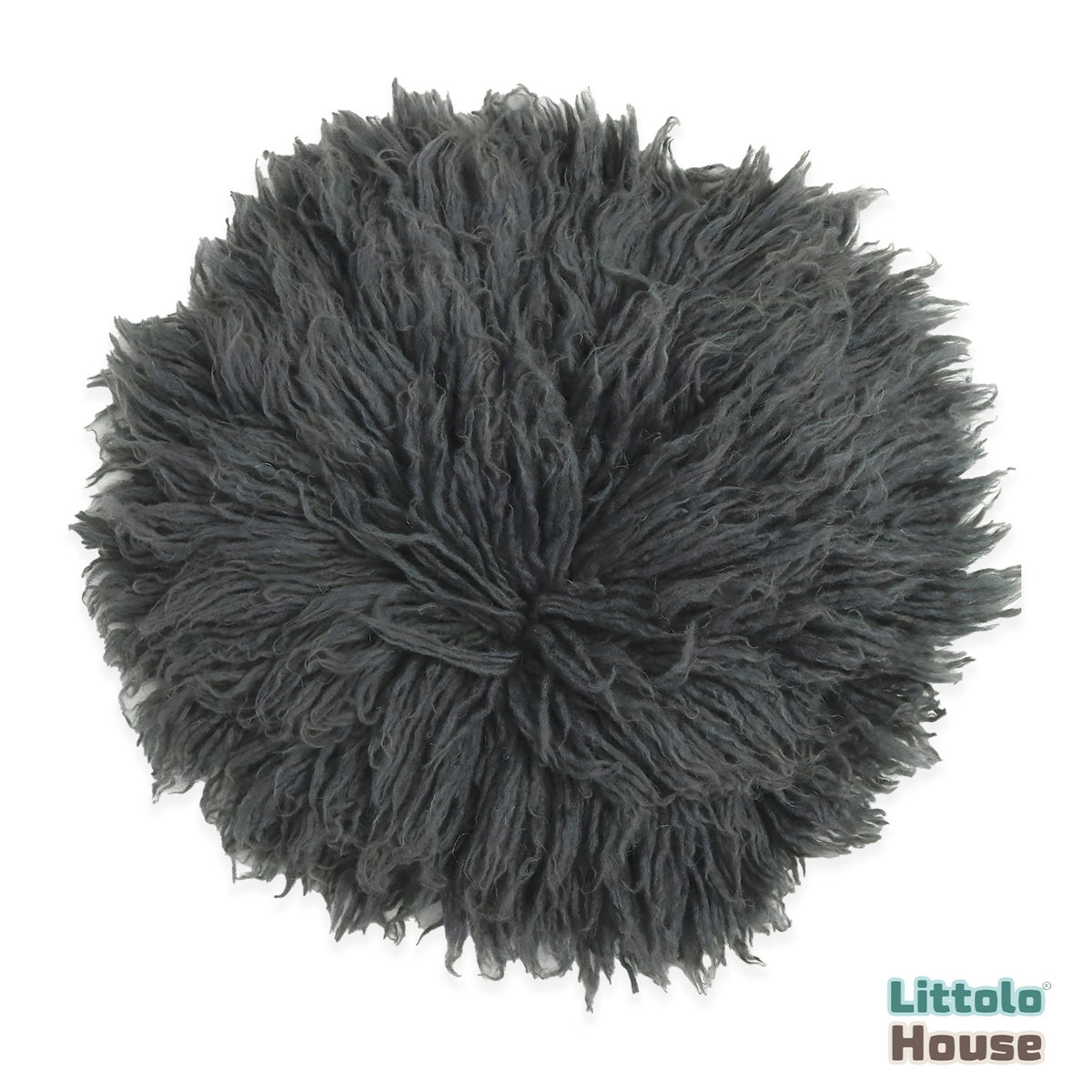 Natural Wool Flokati 3000 GSM Fur | 35 CMS | Grey