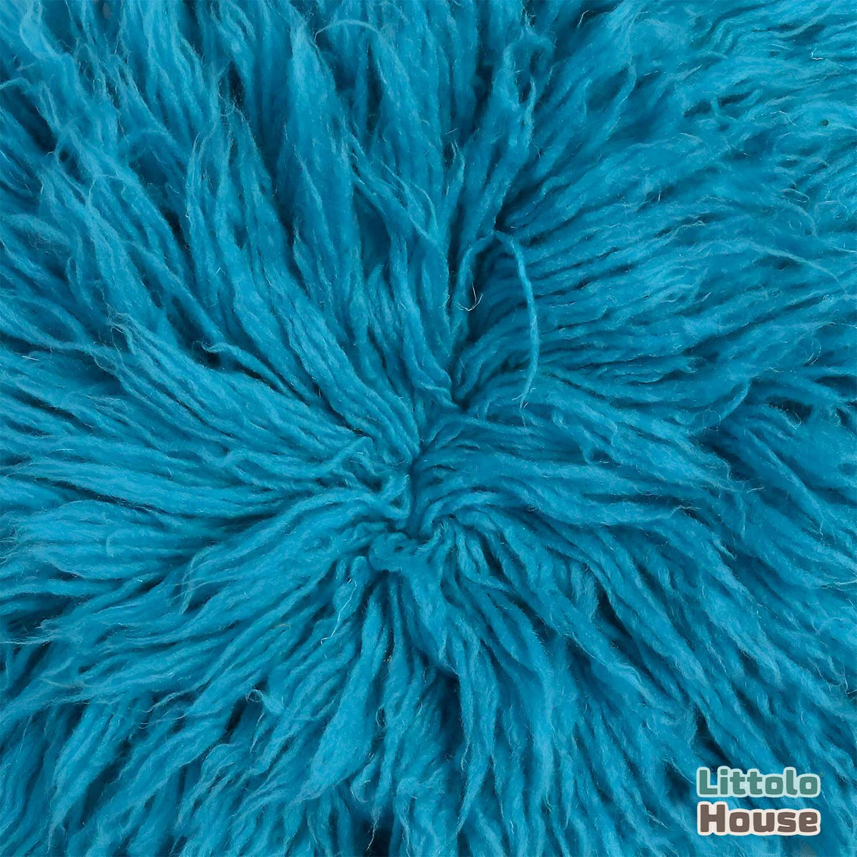 Natural Wool Flokati 3000 GSM Rugs Fur | 3x5 Feet | Azure