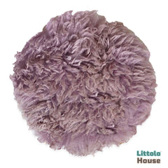 Natural Wool Flokati Fur | 35 CMS | Lavender
