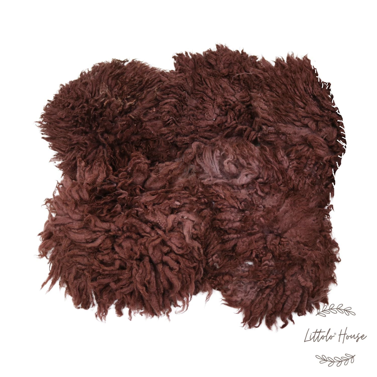 Natural Wool Flokati Fur | 35 CMS | Rose Taupe