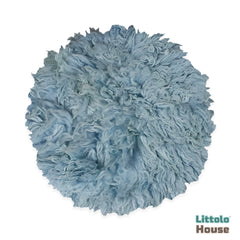 Natural Wool Flokati Fur | 60 CMS | Baby Blue