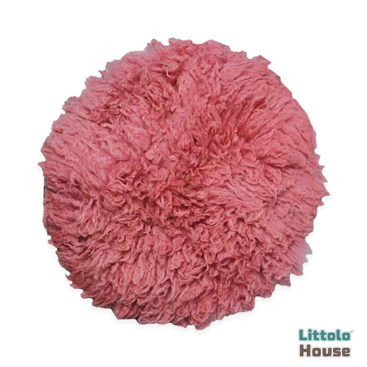 Natural Wool Flokati Fur | 60 CMS | Pink