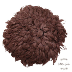 Natural Wool Flokati Fur | 35 CMS | Rose Taupe