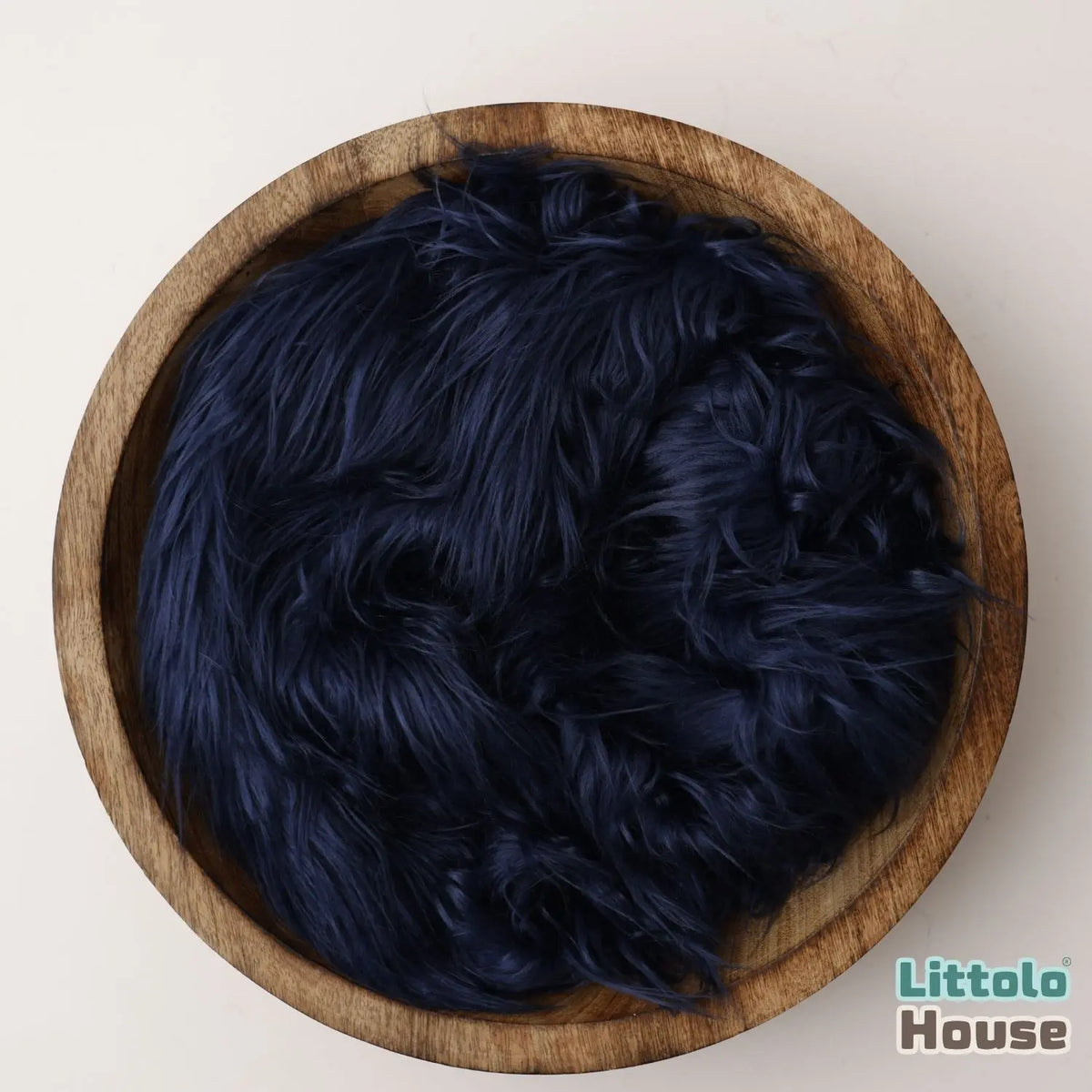 Faux Fur Fabric Layer L055 | Navy Blue
