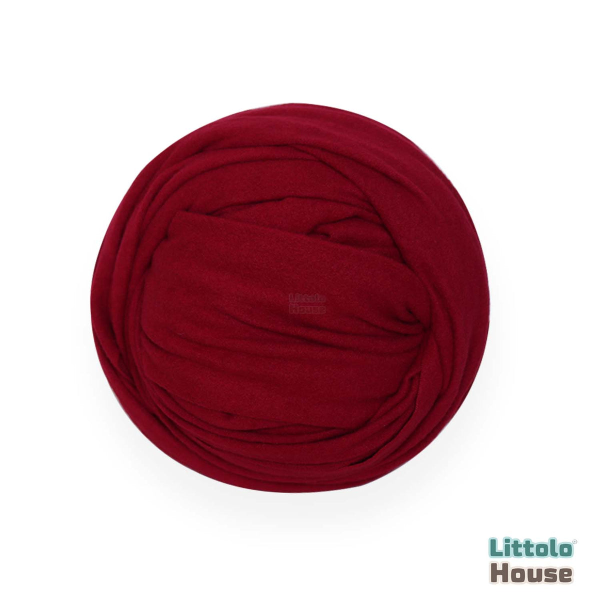 Neutral Jersey Velvet Stretch Wrap | Cherry