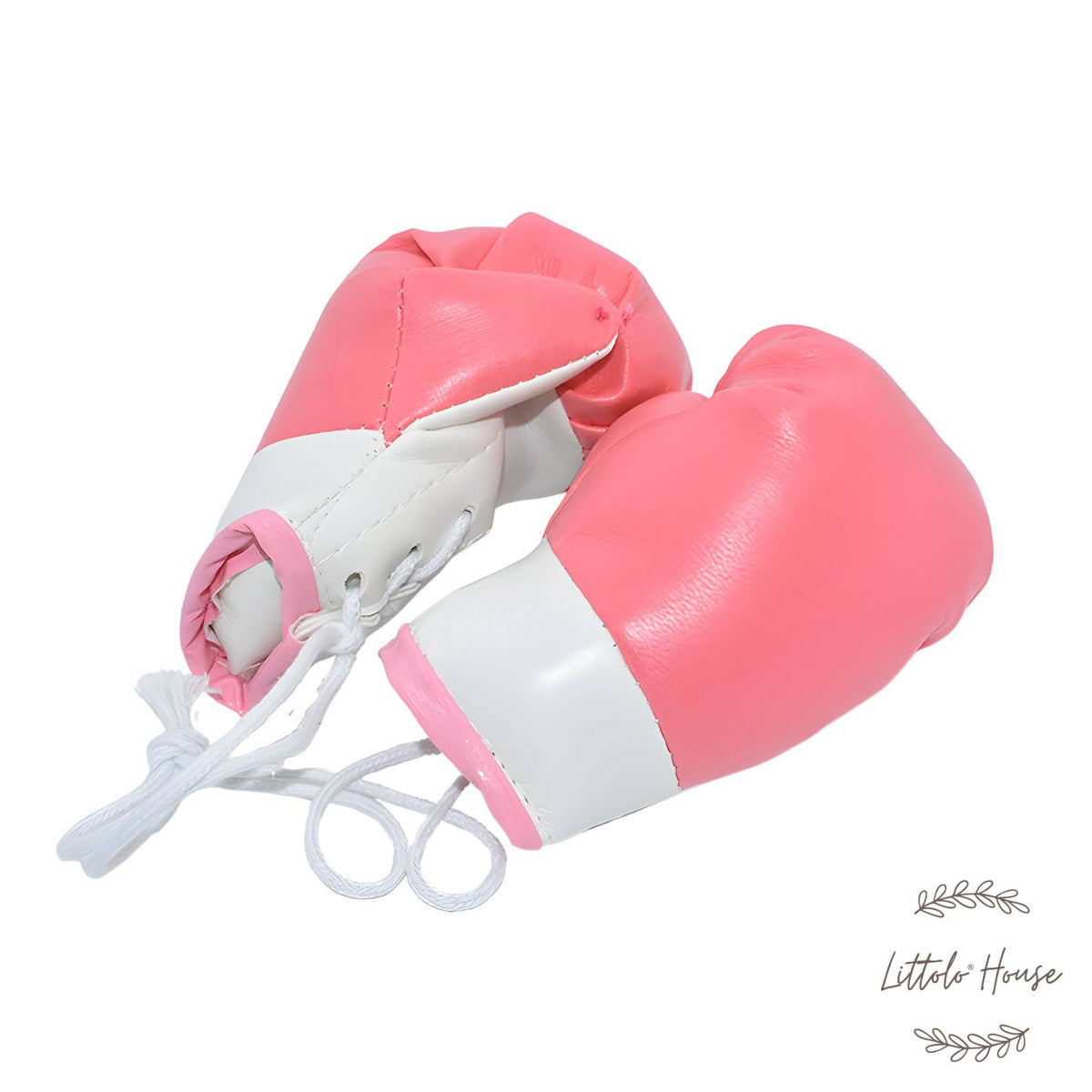 Boxing Gloves D067 | Pack of 1 Pair | Pink White