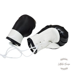 Boxing Gloves D067 | Pack of 1 Pair | Black White