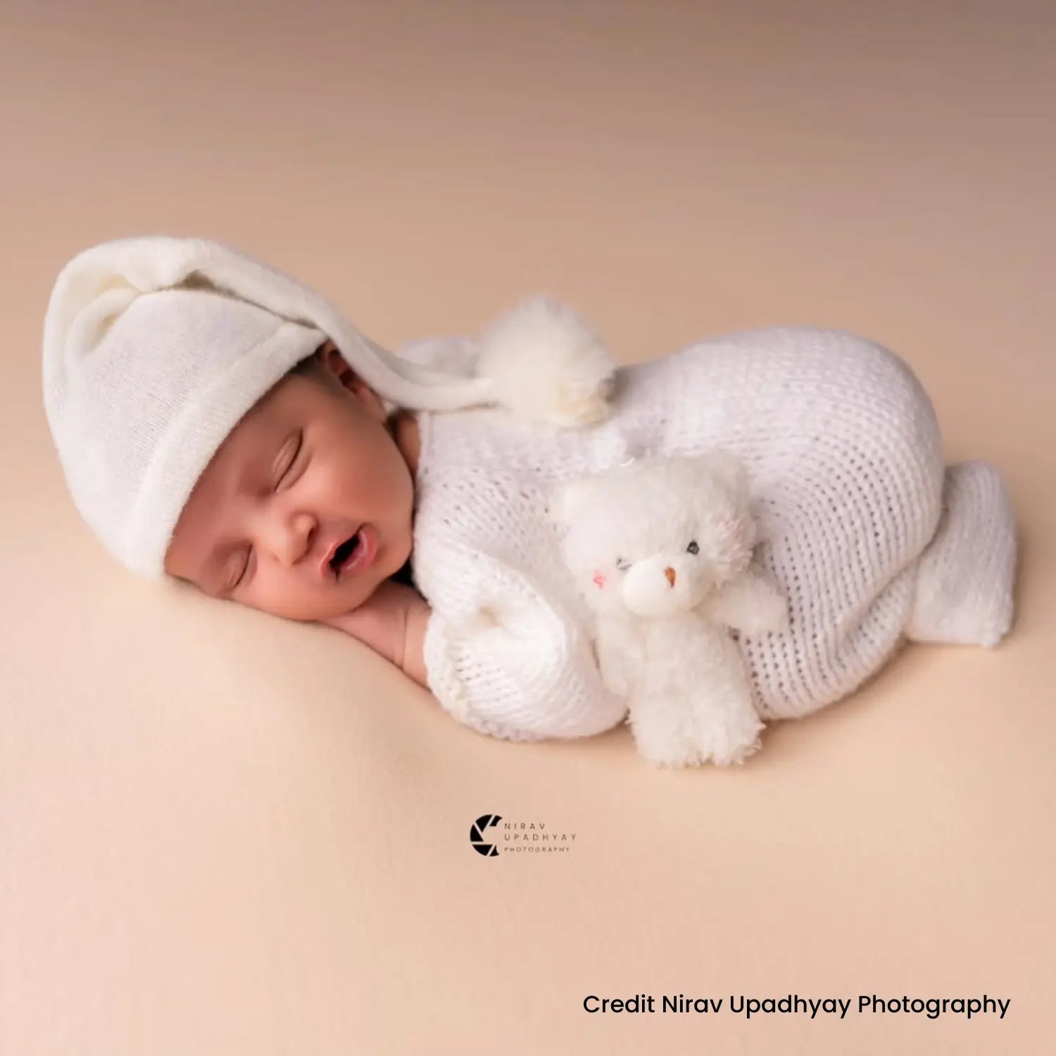 Baby Knitted Rompers O014 Outfit | NB | White