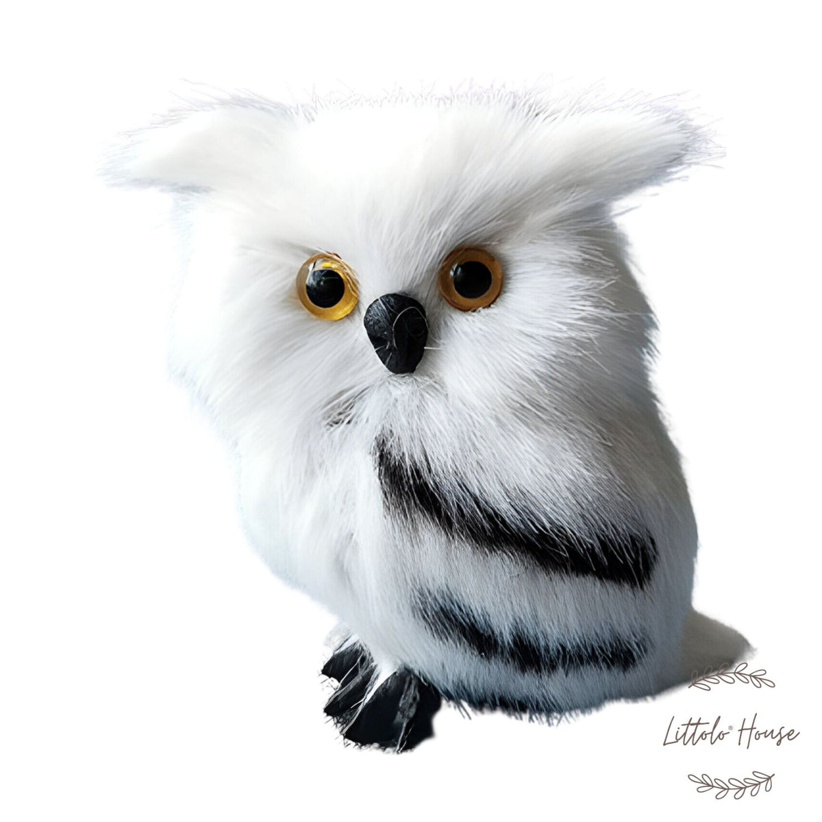 Owl Miniature D066 | Pack of 1 | White