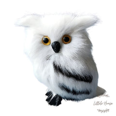 Owl Miniature D066 | Pack of 1 | White