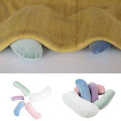 Posing Pillow P21 Set of 5 Rounded Moon Shape for Soft Curves | NB | Multicolour