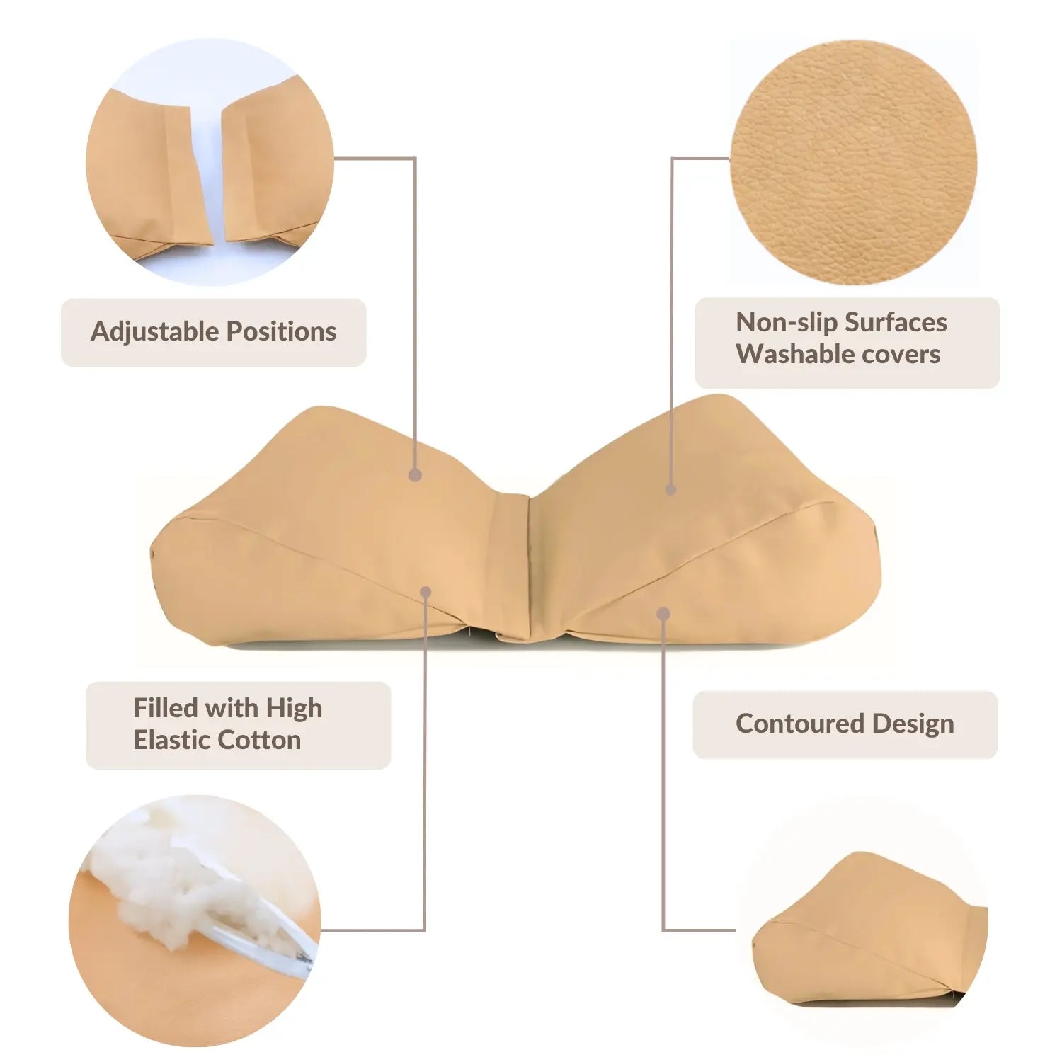 Posing Aid Butterfly Style P15 Set of 2 | NB | Light Brown
