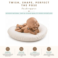 Posing Aid Crescent Style P9 Pack of 1 | NB | Beige