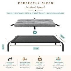 Baby Positioning Stand with Mattress | Posing Aids | Black