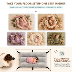 Baby Positioning Stand with Mattress | Posing Aids | Black